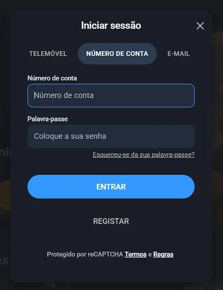 Login no Twin Casino